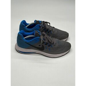 Nike Zoom Structure 19 Men's Running Shoes Gray Blue Athletic Sneakers Size 10.6